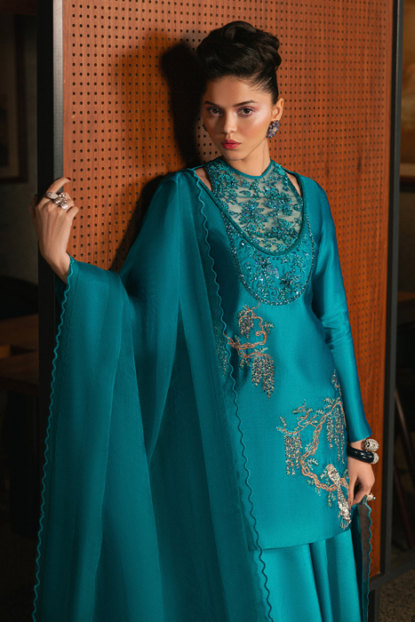 Draped in Blue